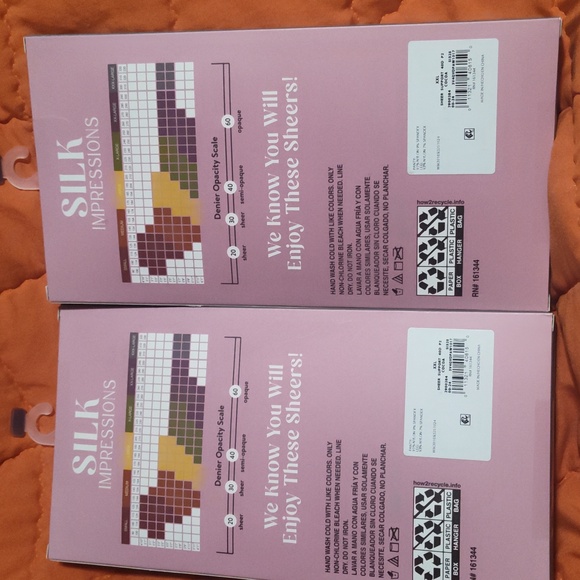 Impressions Sheer High Support Tights - Cocoa 2X$13 - Picture 5 of 7